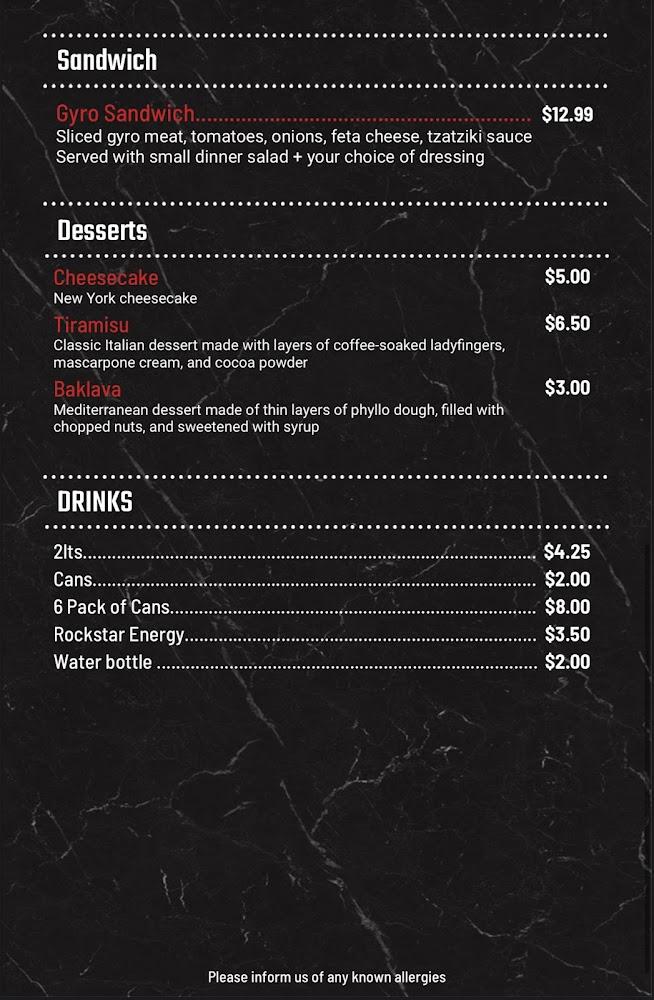 Federico's Pizzeria Menu image 1