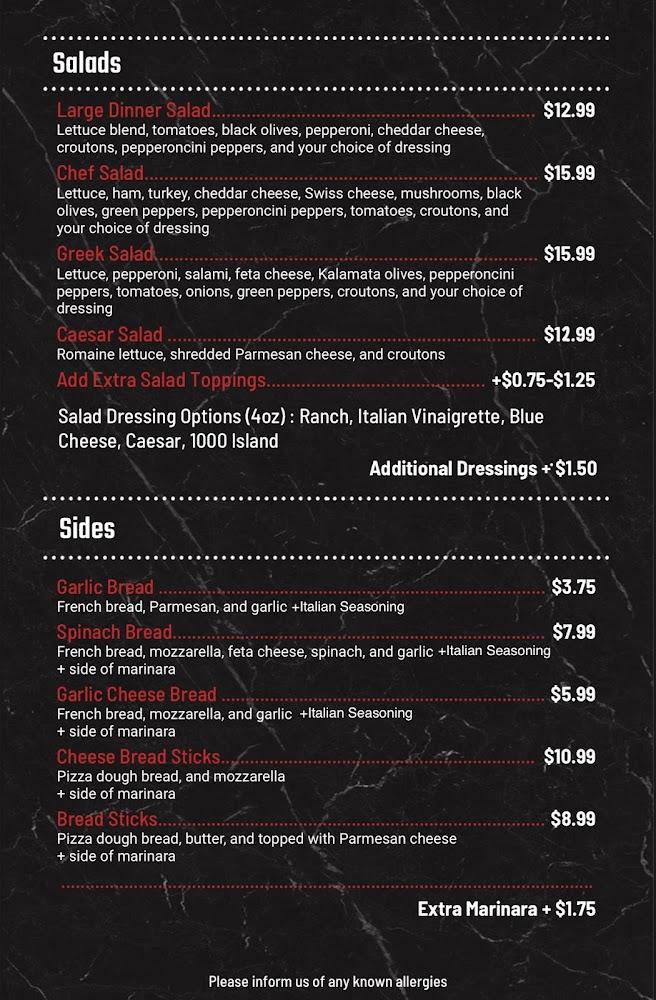Federico's Pizzeria Menu image 3